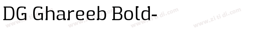 DG Ghareeb Bold字体转换